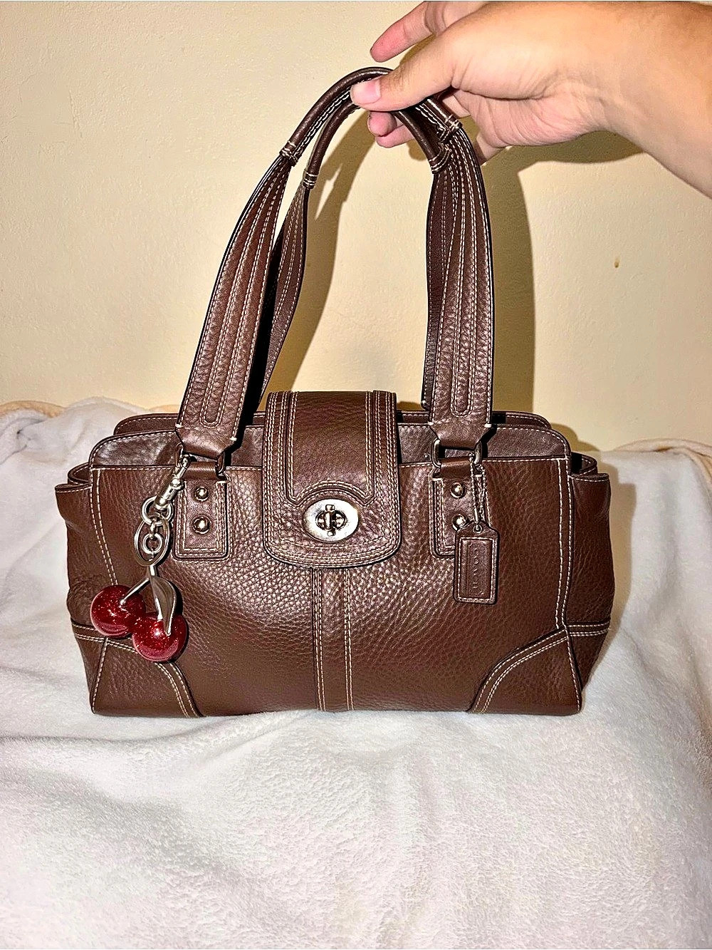 Coach Brown Leather Shoulder Bag